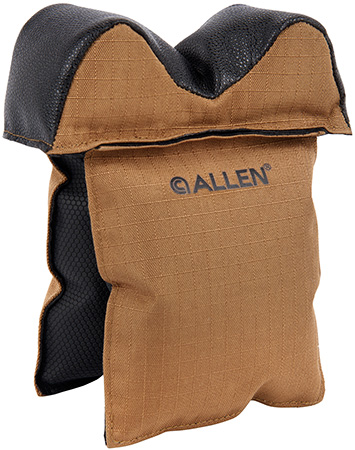 [026509064701] Allen 18413 X-Focus Window Prefilled Front Bag Coyote w/Black Accents Ripstop Polyester, Tacky Grip Bottom Weighs 1.29 lbs., 5.50" L x 7" H