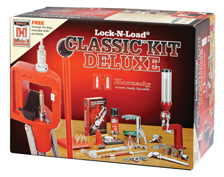 [090255850109] Hornady 085010 Lock-N-Load Classic Deluxe Kit Cast Iron Hard Plastic