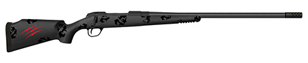 [853418428443] Fierce Firearms FCTRG280AI24BBO CT Rage  280 Ackley Improved 3+1 24" Carbon Fiber C3 Carbon Fiber Barrel Black Cerakote Titanium Blackout Camo Fixed Fierce Tech C3 Stock Right Hand