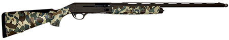 [810496023939] Sauer SASA1230CBFBOS SL-5 Waterfowl 12 Gauge 3.5" 3+1 28", Brown Cerakote Barrel/Rec, Fred Bear Old School Camo Furniture, LPA Front Sight, 5 Ext. Chokes Included
