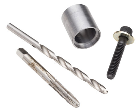 [090255500332] Hornady 050033 Stuck Case Remover Silver Multi Caliber Includes #7 drill and 1/4 inch 20 tap