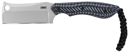 [794023239805] CRKT 2398 S.P.E.C.  2.44" Fixed Cleaver Plain Bead Blasted 8Cr13MoV SS Blade/Black Textured G10 Handle Includes Lanyard