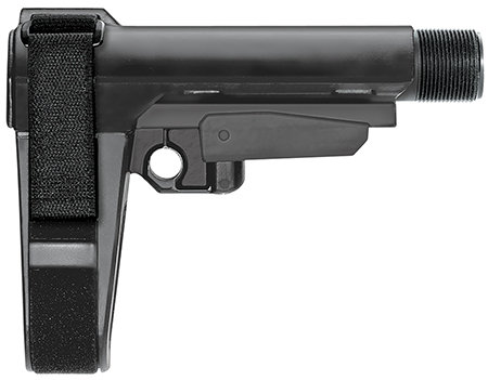 [699618783414] SB Tactical SBA3X01SB SBA3 X Black Adjustable Synthetic AR-Platform