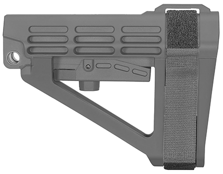 [699618783476] SB Tactical SBA4X03MSB SBA4 X Stealth Gray Adjustable Synthetic AR-Platform