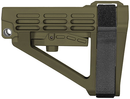 [699618783483] SB Tactical SBA4X04SB SBA4 X OD Green Adjustable Synthetic AR-Platform