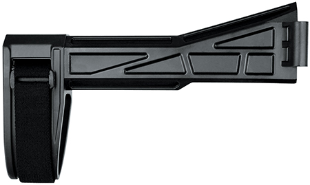 [699618783544] SB Tactical SBT201SB SBT-G2  Fixed Right Side Folding Black Synthetic for H & K UMP, B & T APC, LWRCi SMG45 (Tube Not Included)