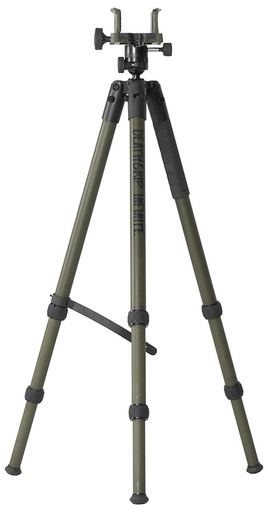 [661120999782] Bog-Pod 1159188 DeathGrip Infinite Tripod, Aluminum with Black/OD Green Finish, Ball Head Mount, Hybrid Foot  &  DeathGrip Clamping System 6.5"-59"