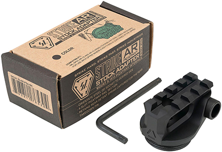 [793811765304] Strike Industries ARPSABK Picatinny Stock Adapter  Black Anodized for AR-Platform
