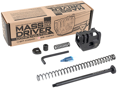 [793811765205] Strike Industries G5MDCOMPC Mass Driver Compensator Black for Glock 19 Gen 5