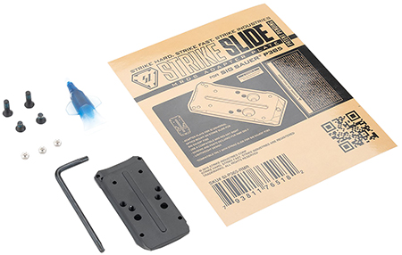 [793811765182] Strike Industries P365RMR Strike Slide Adapter Plate Black 5.80" Long Compatible w/ SI Strike P365 Slide