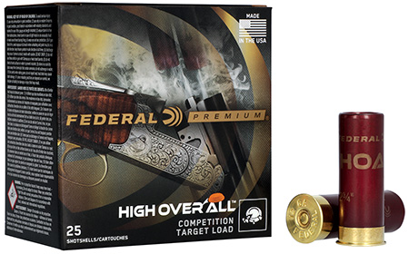 [604544683837] Federal HOA20H75 Premium High Over All 20Gauge 2.75" 7/8oz 7.5Shot 25 Per Box/10 Case