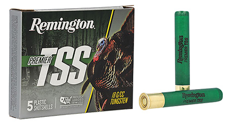 [047700530901] Remington Ammunition 28069 Premier TSS Turkey 410 Gauge 3" 13/16 oz Tungsten 9 Shot 5 Per Box/ 10 Cs