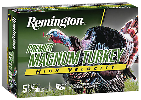 [047700532004] Remington Ammunition 20119 Premier Magnum Turkey High Velocity 20 Gauge 3" 1 1/8 oz 5 Shot 5 Per Box/ 20 Cs