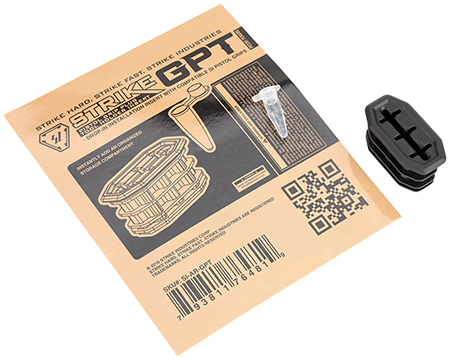 [793811764819] Strike Industries ARGPT Grip Plug Tool Grip Plug Black Pistol Grip Storage Insert for Compatible Strike Industries Pistol Grips