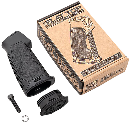 [793811764796] Strike Industries ARNBPG15 Flat Top Overmolded Pistol Grip Black Rubber for AR-Platform  &  Ruger 10/22 Stock/Chassis