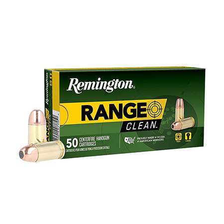 [047700660202] Remington Ammunition 27685 Range Clean 40S&W 180gr Flat Nose Enclosed Base 50 Per Box/10 Case