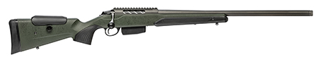 [082442946153] Tikka JRTXRSV382 T3x Super Varmint 6.5 Creedmoor 5+1 23.70" Barrel, Tungsten Cerakote Metal Finish, Black Webbed Green Roughtech Stock