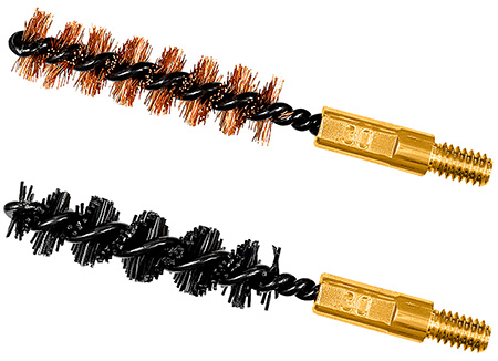[014895002391] Otis FG330NB Bore Brush Set  7.62mm/30-06/30-30/308/300 Cal 8-32" Thread 2" Long Bronze/Nylon Bristles 2 Per Pkg
