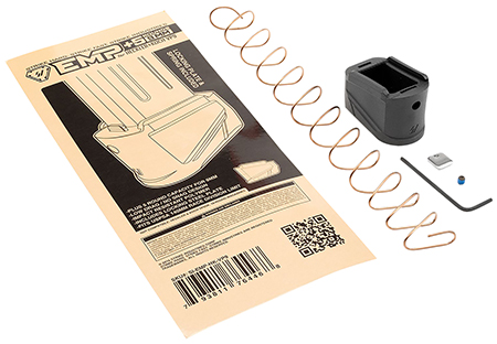 [793811764468] Strike Industries EMPHKVP9 Enhanced Magazine Plate  Extended +5rd 9mm Luger Black Polymer for H & K VP9