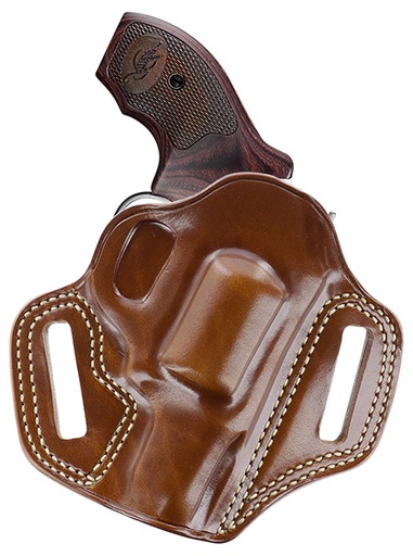[601299019850] Galco CM312 Combat Master  OWB Tan Leather Belt Slide Fits Kimber K6S Right Hand