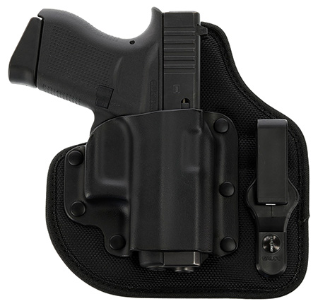 [601299022775] Galco QTC800RB QuickTuk Cloud IWB Black Kydex/Nylon Compatible w/ Glock 43/Springfield  Hellcat/ S&W M & P Shield EZ UniClip Mount Right Hand