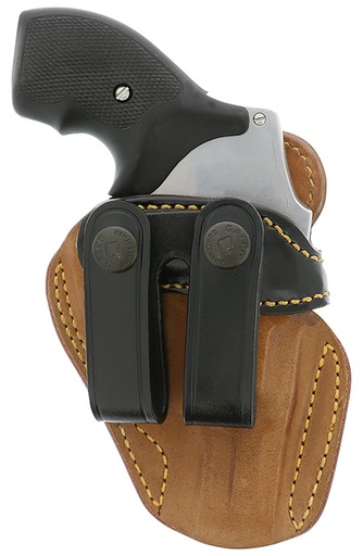 [601299021303] Galco RG838RB Royal Guard 2.0 IWB Natural/Black Horsehide Belt Loop Compatible w/Glock 43/43X/Springfield  Hellcat Right Hand