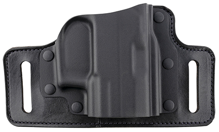 [601299014183] Galco TS820B TacSlide  OWB Black Kydex/Leather Belt Slide Fits Beretta APX Fits Taurus G3 Fits Sig M18 Right Hand