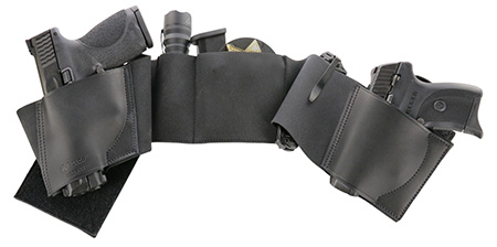 [601299017887] Galco UWBKMED2 UnderWraps 2.0 Black Medium Leather/Nylon Handgun