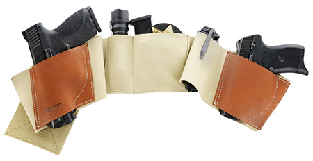 [601299017917] Galco UWKHLG2 UnderWraps 2.0 Khaki Large Leather/Nylon Handgun
