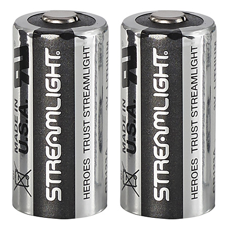 [080926851757] Streamlight 85175 CR123A Lithium Batteries  Silver/Black 3 Volts (2) Single Pack