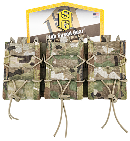 [849954019863] High Speed Gear 45TA00MC TACO Shingle Mag Pouch Triple MultiCam Nylon MOLLE Compatible w/ Rifle