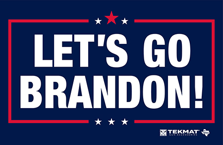 [888151040683] TekMat TEKR17BRANDON  Cleaning Mat Red/White/Blue Rubber 11"x17" "Lets Go Brandon"
