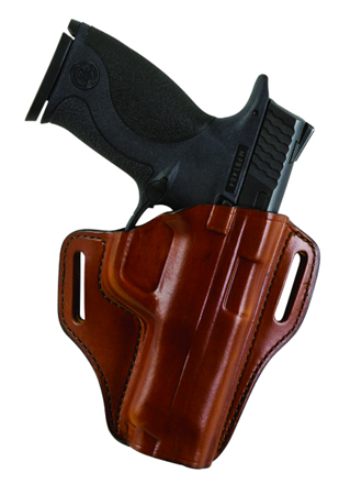 [013527239402] Bianchi 23940 57 Remedy  OWB Size 12 Tan Leather Belt Slide Fits Colt 1911 Commander Right Hand