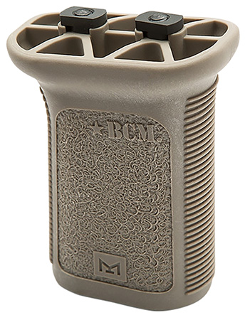 [812526021601] BCM VGMCMRMOD3FDE BCMGunfighter Grip Mod 3 Made of Polymer With Flat Dark Earth Aggressive Textured Finish for M-Lok Rail