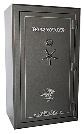 [789830759103] Winchester Safes  Legacy 53 Electronic Entry Black Powder Coat 10 Gauge Steel Holds Up to 51 Long Guns Fireproof- Yes