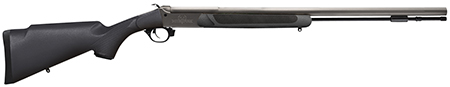 [040589029634] Traditions CR84110440 NitroFire VAPR 50 Cal 209 Primer 26" Gray Cerakote Fluted  &  Tapered Barrel, Drilled  &  Tapped Receiver, Black Fixed Synthetic Stock