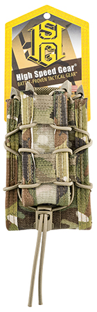 [849954000311] High Speed Gear 11DD00MC TACO Double Decker Mag Pouch Double MultiCam Nylon MOLLE Compatible w/ Rifle Compatible w/ Pistol