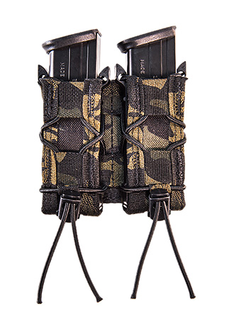 [849954023525] High Speed Gear 11PT02MB TACO Mag Pouch Double MultiCam Black Nylon MOLLE Compatible w/ Pistol