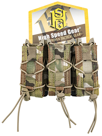 [849954014806] High Speed Gear 11PT03MC TACO Mag Pouch Triple MultiCam Nylon MOLLE Compatible w/ Pistol