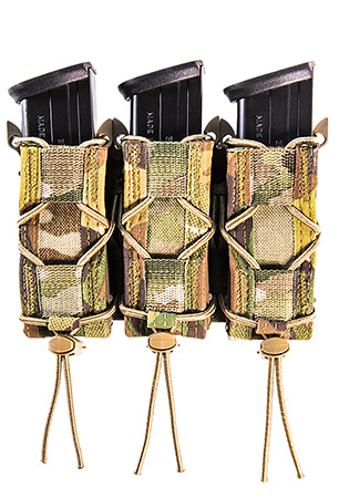 [849954014806] High Speed Gear 11PT03MC TACO Mag Pouch Triple MultiCam Nylon MOLLE Compatible w/ Pistol