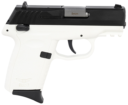 [810099570052] SCCY Industries CPX1CBWTG3 CPX-1 Gen3 9mm Luger 10+1 3.10" White Polymer w/Picatinny Rail Serrated SS Slide White Polymer Grip