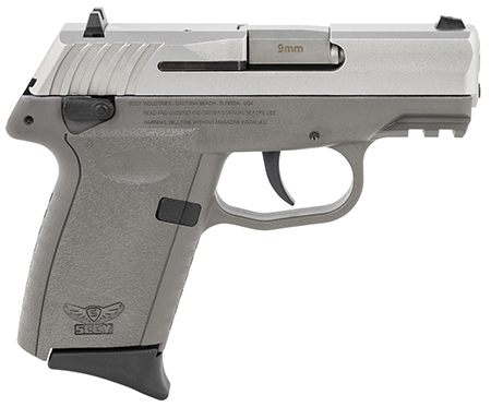[810099570243] SCCY Industries CPX1TTSGG3 CPX-1 Gen3 9mm Luger 10+1 3.10" Sniper Gray Polymer w/Picatinny Rail Serrated SS Slide Sniper Gray Polymer Grip