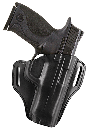 [013527239426] Bianchi 23942 57 Remedy  OWB Size 12 Black Leather Belt Slide Fits Colt 1911 Commander Right Hand