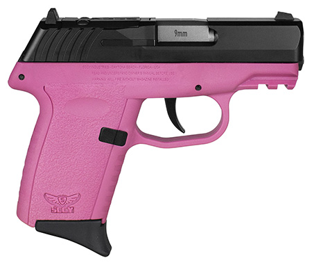 [810099570915] SCCY Industries CPX2CBPKRDRG3 CPX-2 Gen3 RD 9mm Luger 10+1 3.10" Pink Polymer w/ Picatinny Rail Serrated Black Nitride SS Slide Pink Polymer Grip