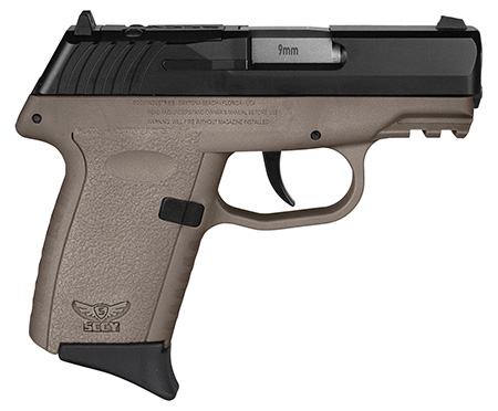 [810099570960] SCCY Industries CPX2CBDERDRG3 CPX-2 Gen3 RD 9mm Luger 10+1 3.10" Flat Dark Earth Polymer w/ Picatinny Rail Serrated Black Nitride SS Slide Flat Dark Earth Polymer Grip