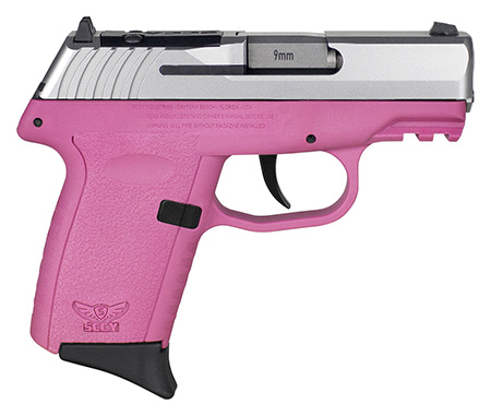 [810099571110] SCCY Industries CPX2TTPKRDRG3 CPX-2 Gen3 RD 9mm Luger 10+1 3.10" Pink Polymer w/ Picatinny Rail Serrated Stainless Steel Slide Pink Polymer Grip