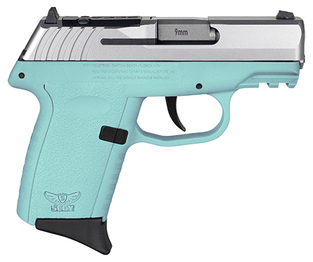 [810099571134] SCCY Industries CPX2TTSBRDRG3 CPX-2 Gen3 RD 9mm Luger 10+1 3.10" SCCY Blue Polymer w/Picatinny Rail Serrated Stainless Steel Slide SCCY Blue Polymer Grip