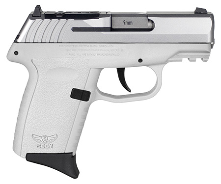 [810099571158] SCCY Industries CPX2TTWTRDRG3 CPX-2 Gen3 RD 9mm Luger 10+1 3.10" White Polymer w/Picatinny Rail Serrated Stainless Steel Slide White Polymer Grip