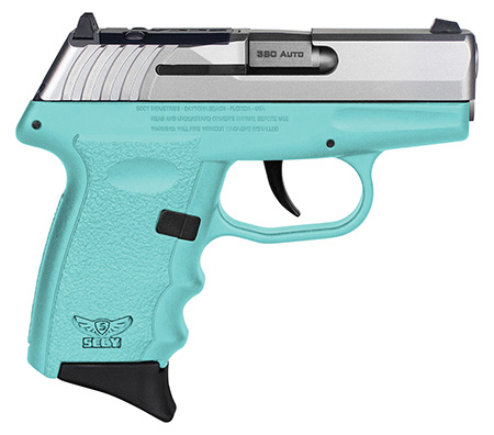 [810099571431] SCCY Industries CPX3TTSBRDRG3 CPX-3 RD 380 ACP 10+1 2.96" SCCY Blue Polymer/Serrated Stainless Steel Slide/Finger Grooved SCCY Blue Polymer Grip
