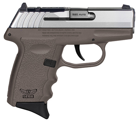 [810099571462] SCCY Industries CPX3TTDERDRG3 CPX-3 RD 380 ACP 10+1 2.96" Flat Dark Earth Polymer/Serrated Stainless Steel Slide/Finger Grooved FDE Polymer Grip